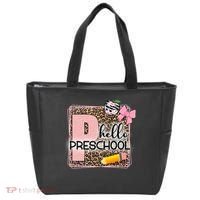 Cute Hello Pre School Teachers Students Tote Bag thumb 0