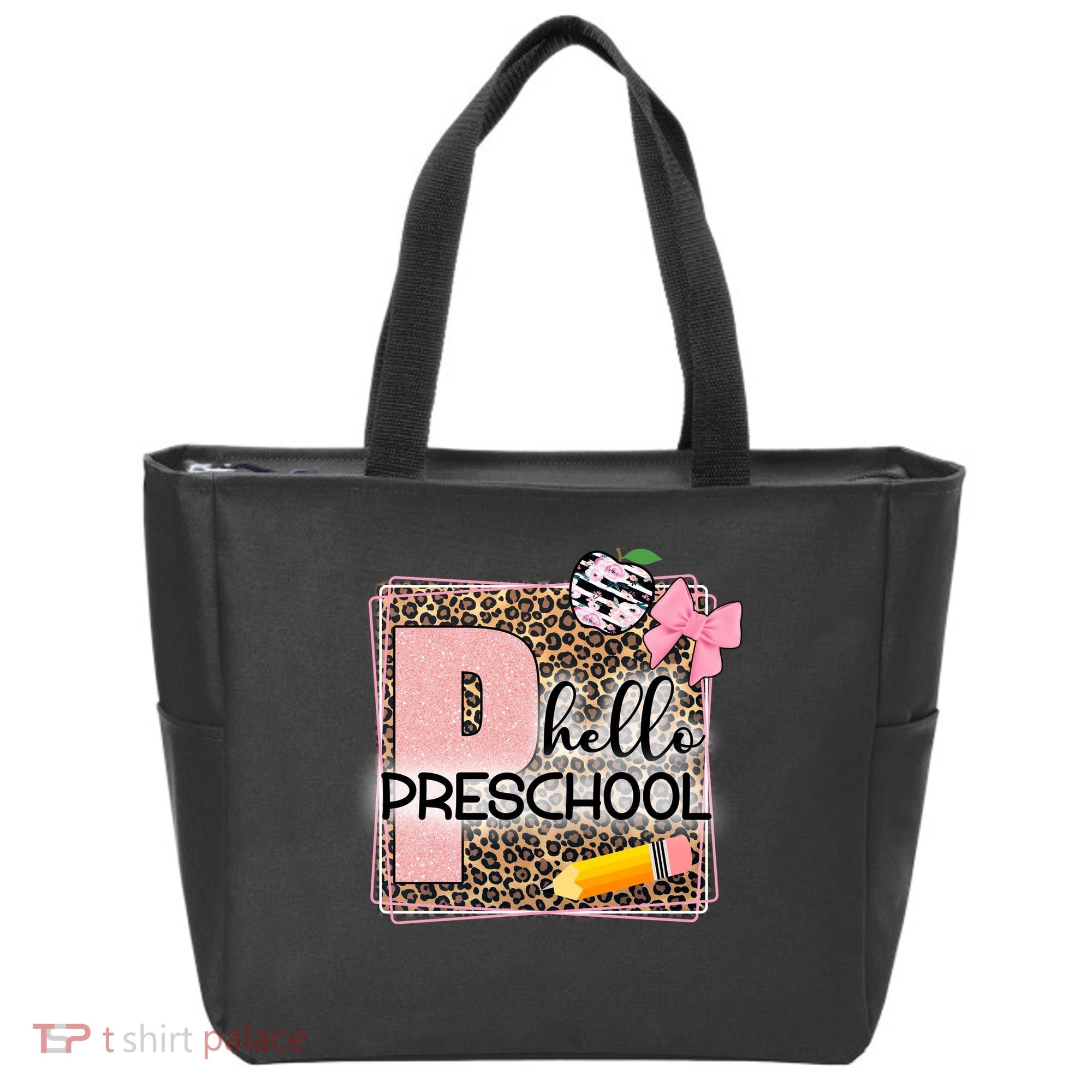 Cute Hello Pre School Teachers Students Tote Bag