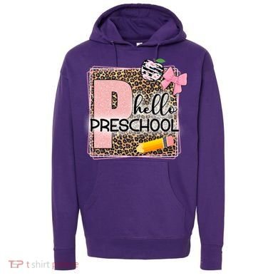 Cute Hello Pre School Teachers Students Hoodie
