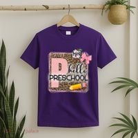 Cute Hello Pre School Teachers Students T-Shirt thumb 2