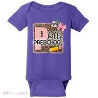 Cute Hello Pre School Teachers Students Baby Bodysuit thumb 0
