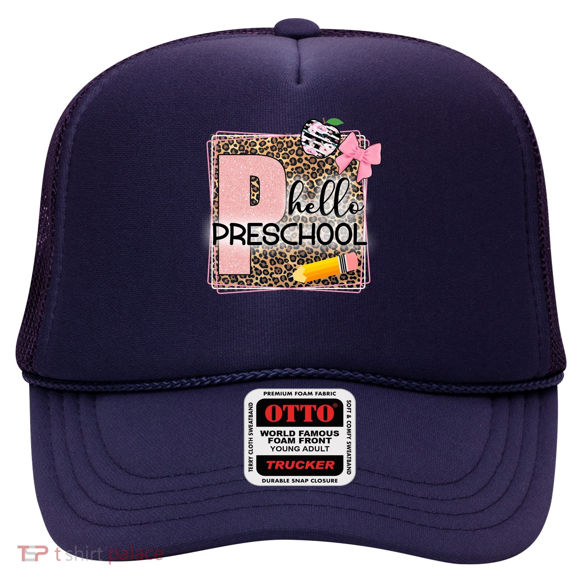 Cute Hello Pre School Teachers Students Hat