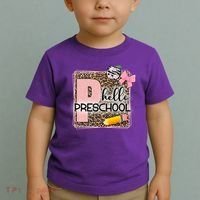 Cute Hello Pre School Teachers Students Toddler T-Shirt thumb 2