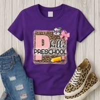 Cute Hello Pre School Teachers Students Women's T-Shirt thumb 3
