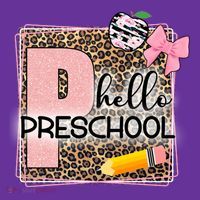 Cute Hello Pre School Teachers Students Kids Long Sleeve Shirt thumb 2