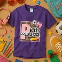 Cute Hello Pre School Teachers Students Kids T-Shirt thumb 3