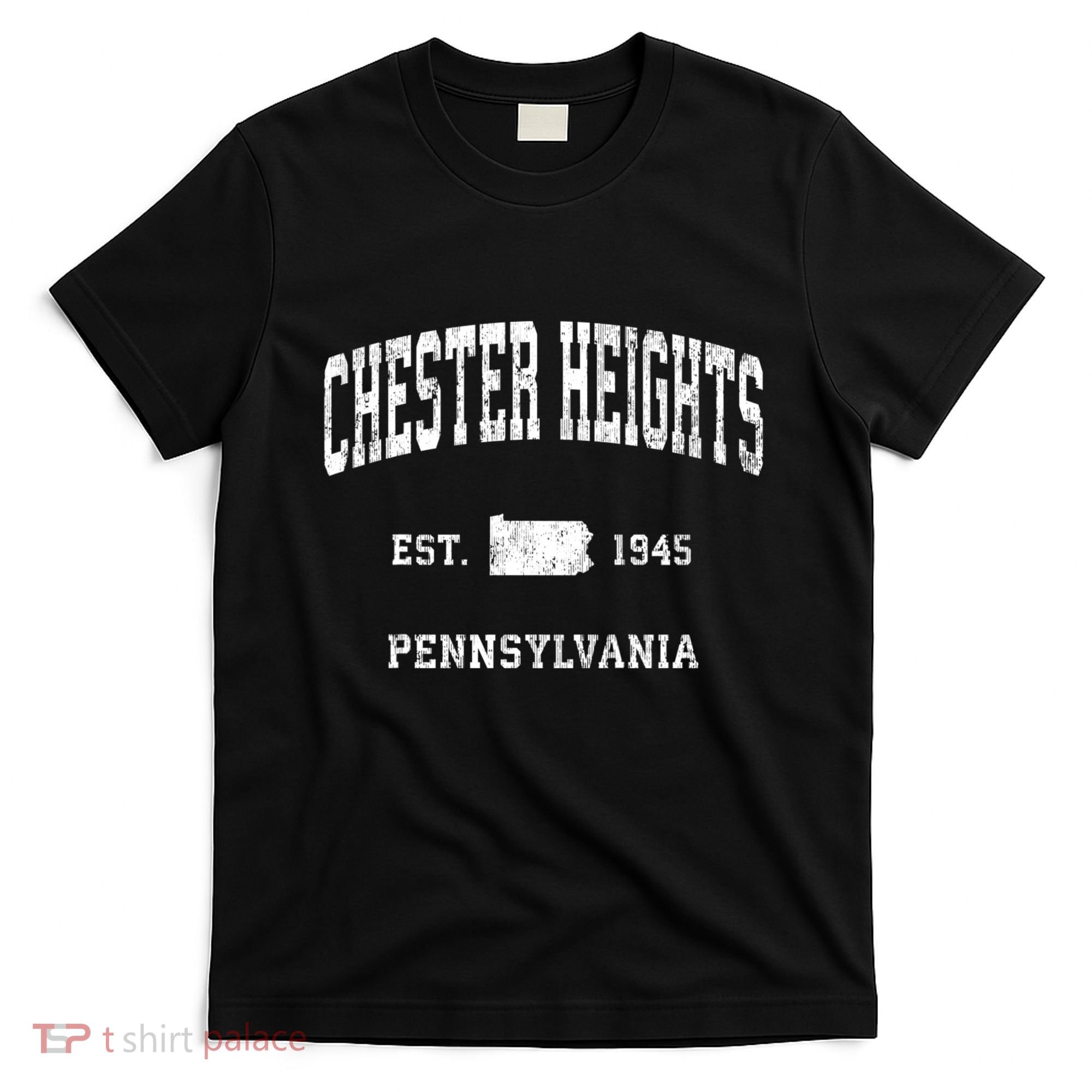 Chester Heights Pennsylvania Pa Vintage Athletic Sports T-Shirt
