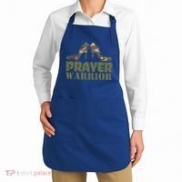 Camo Heels Prayer Warrior Faith God Jesus Christian Cute Gift Apron thumb 2