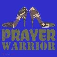 Camo Heels Prayer Warrior Faith God Jesus Christian Cute Gift T-Shirt thumb 7