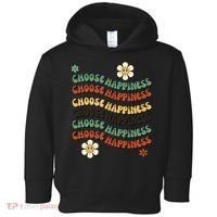 Choose Happiness Retro Sunflower Toddler Hoodie thumb 0