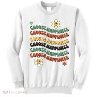 Choose Happiness Retro Sunflower Sweatshirt thumb 0
