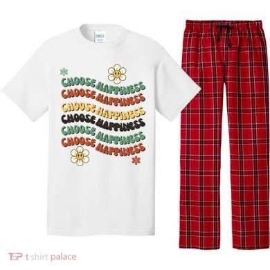 Choose Happiness Retro Sunflower Pajama Set