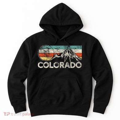 Colorado Hiking Retro Hoodie