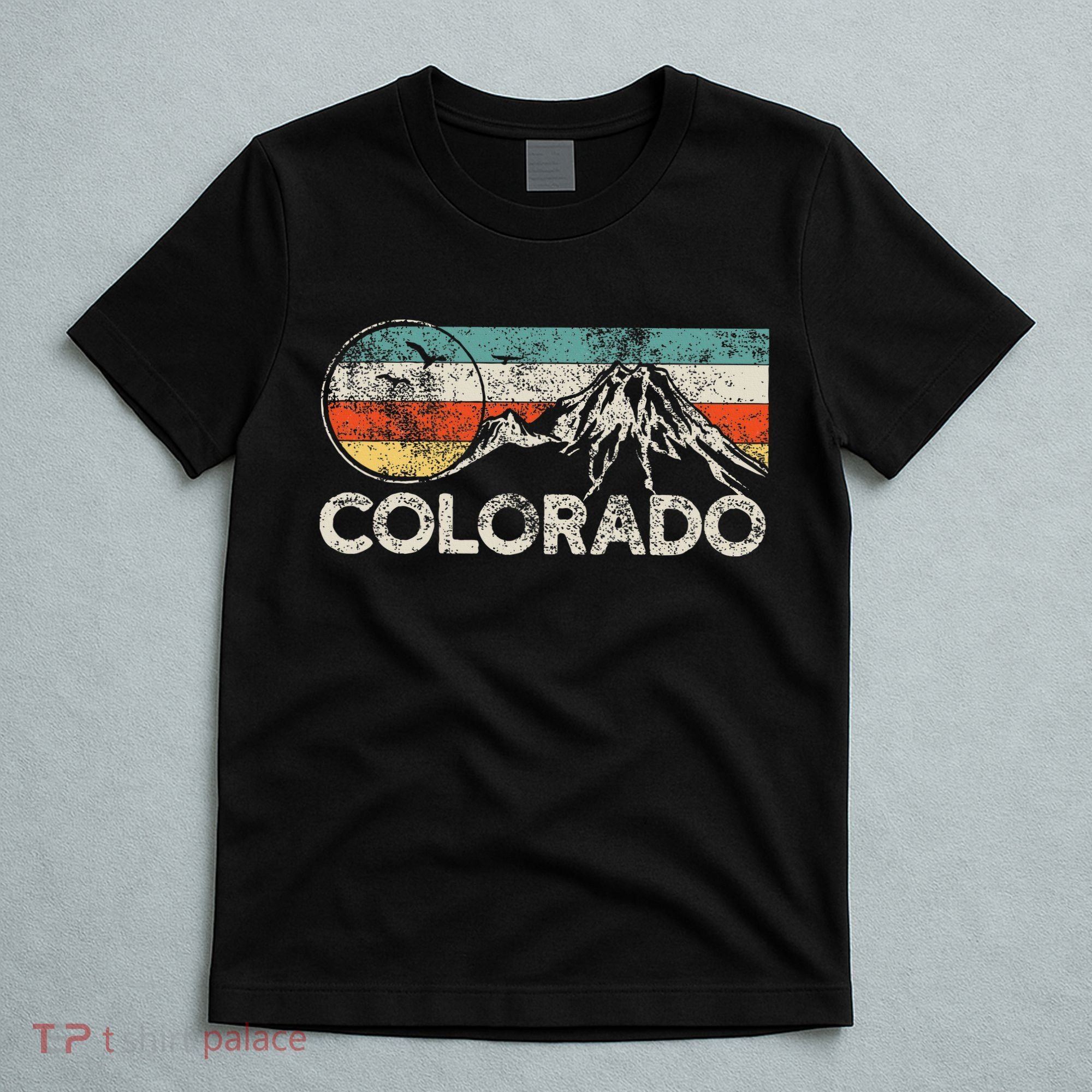 Colorado Hiking Retro T-Shirt