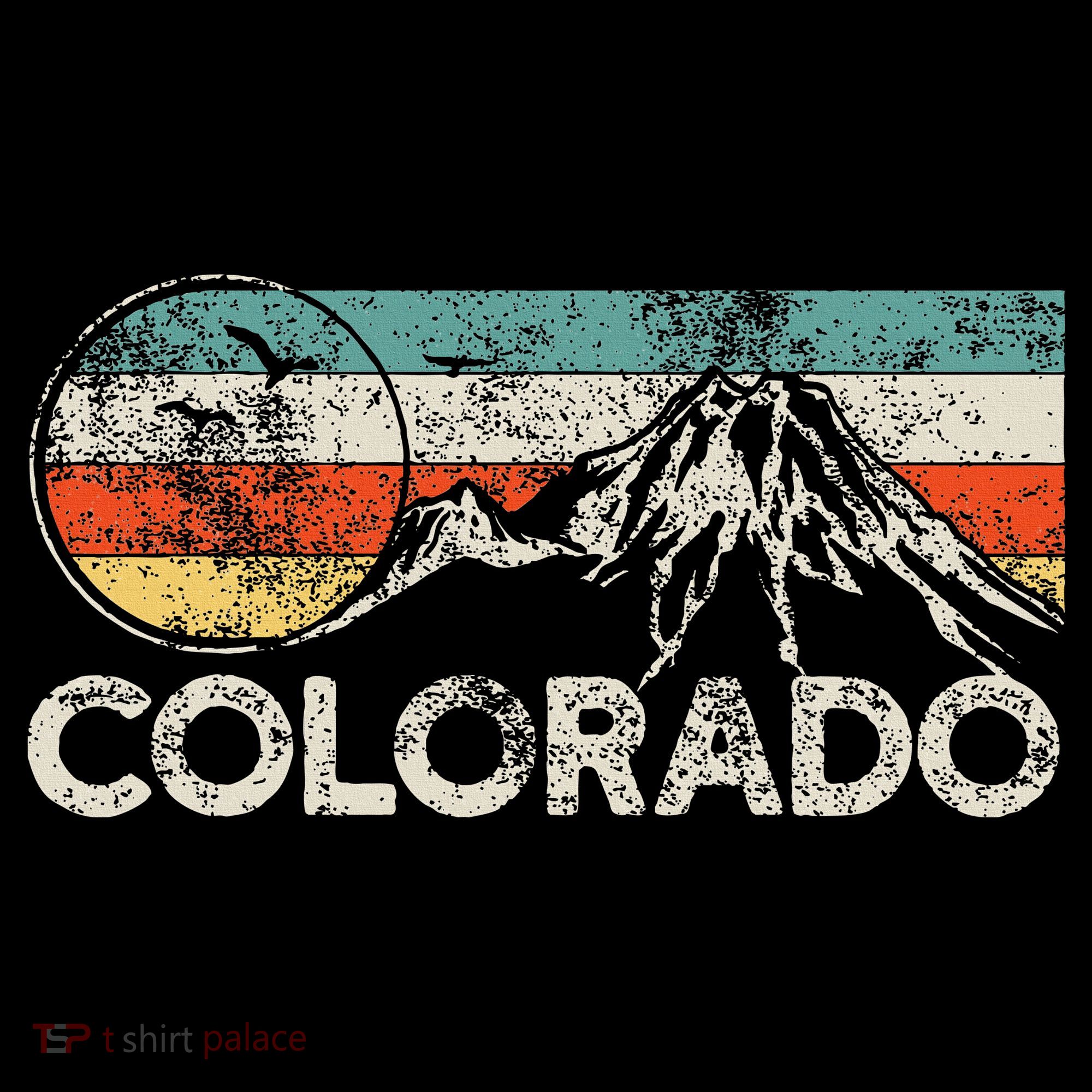 Colorado Hiking Retro T-Shirt