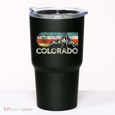 Colorado Hiking Retro Tumbler