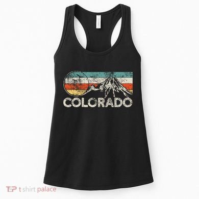 Colorado Hiking Retro Women's Tank Top