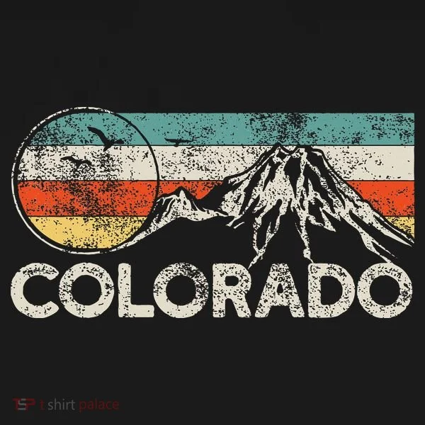 Colorado Hiking Retro Toddler Hoodie