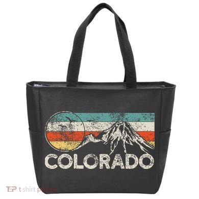 Colorado Hiking Retro Tote Bag
