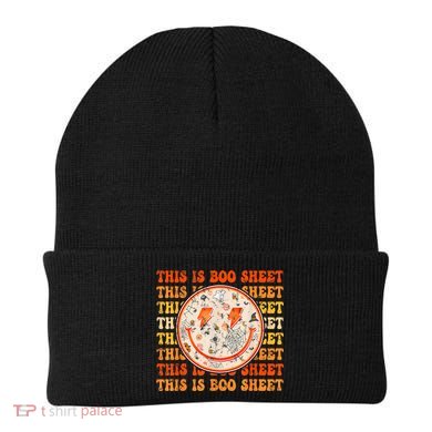 Costume Halloween Retro Trick Or Teach Smile Face Ghost Beanie