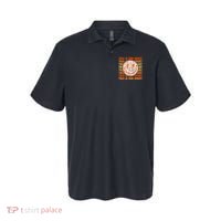 Costume Halloween Retro Trick Or Teach Smile Face Ghost Polo thumb 0