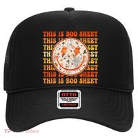 Costume Halloween Retro Trick Or Teach Smile Face Ghost Hat thumb 0