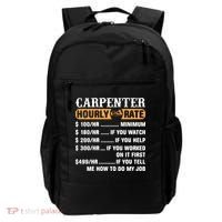Carpenter Hourly Rate Gift Carpentry Carpenter Gift Backpack thumb 0