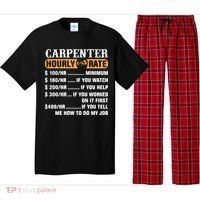 Carpenter Hourly Rate Gift Carpentry Carpenter Gift Pajama Set thumb 0