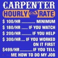 Carpenter Hourly Rate Gift Carpentry Carpenter Gift Sweatshirt thumb 3