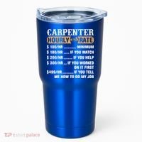 Carpenter Hourly Rate Gift Carpentry Carpenter Gift Tumbler thumb 0