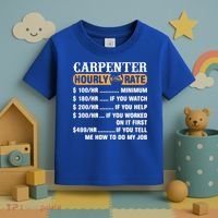 Carpenter Hourly Rate Gift Carpentry Carpenter Gift Toddler T-Shirt thumb 3