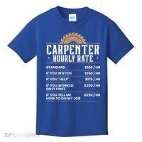 Carpenter Hourly Rate Woodworking Wookdworker Carpentry Gift Kids T-Shirt thumb 0