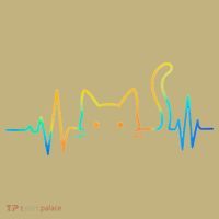 Cat Heartbeat Rainbow Cat Mom Dad Feline Lover Polo thumb 2