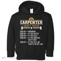 Carpenter Hourly Rate Funny Carpentry Woodworking Toddler Hoodie thumb 0