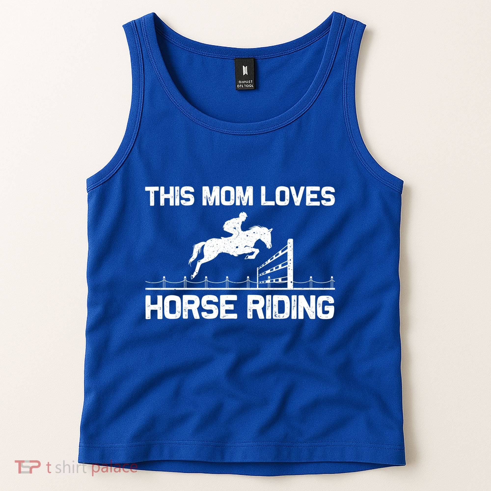 Cool Horse Riding For Mom Mother Horseback Equestrian Racing Great Gift Tank Top