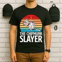 Chipmunk Hunting Retro Vintage The Chipmunk T-Shirt thumb 6