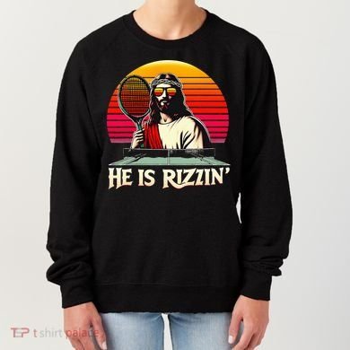 Christian Has Rizzin Easter Table Tennis Women's Sweatshirt