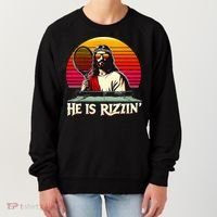Christian Has Rizzin Easter Table Tennis Women's Sweatshirt thumb 0