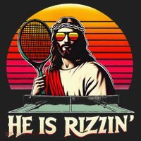 Christian Has Rizzin Easter Table Tennis Women's Sweatshirt thumb 2