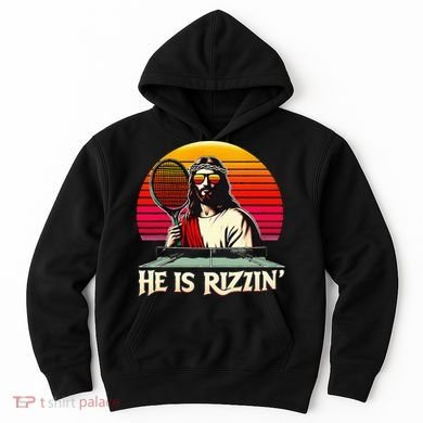 Christian Has Rizzin Easter Table Tennis Hoodie