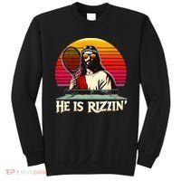 Christian Has Rizzin Easter Table Tennis Sweatshirt thumb 0