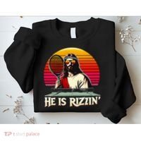 Christian Has Rizzin Easter Table Tennis Sweatshirt thumb 2