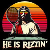 Christian Has Rizzin Easter Table Tennis T-Shirt thumb 7