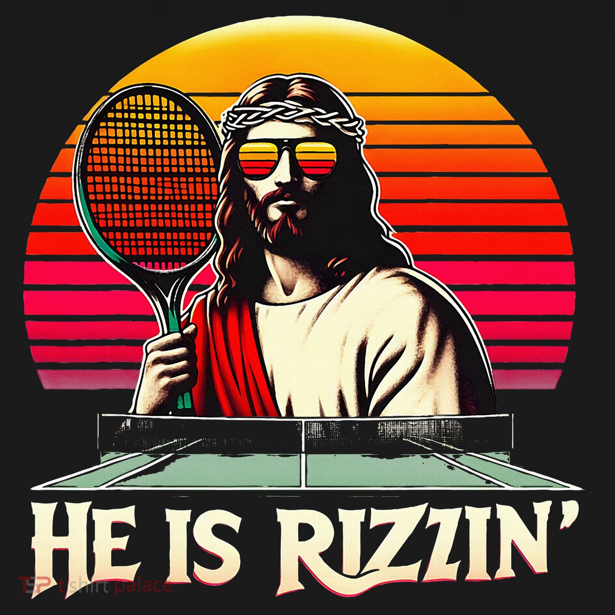 Christian Has Rizzin Easter Table Tennis Backpack