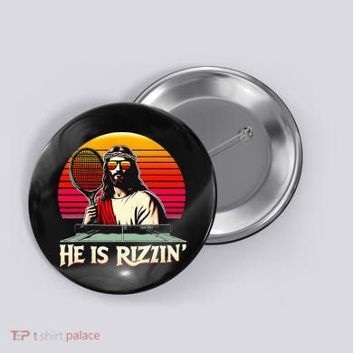 Christian Has Rizzin Easter Table Tennis Button