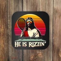 Christian Has Rizzin Easter Table Tennis Coaster thumb 0