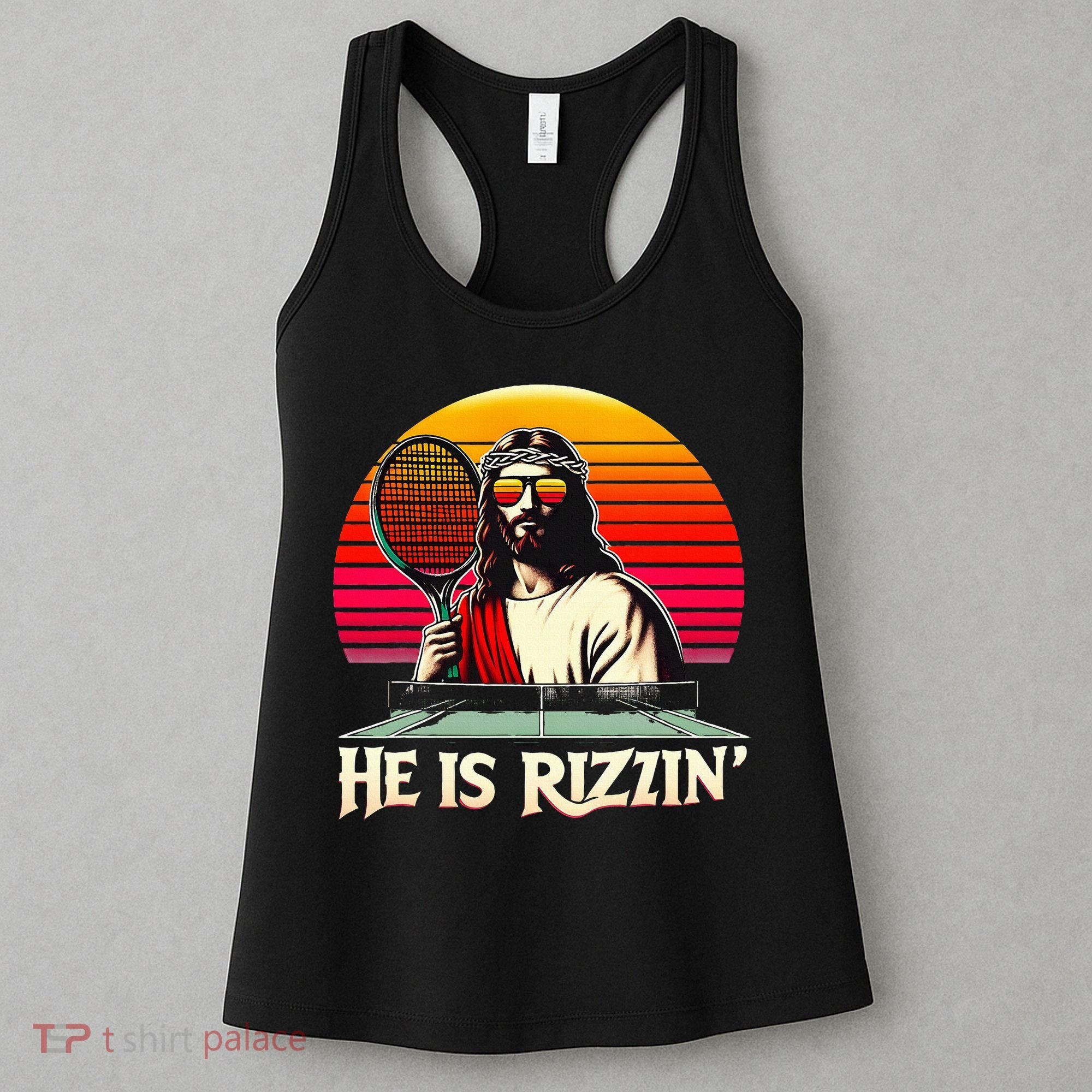 Christian Has Rizzin Easter Table Tennis Women's Tank Top