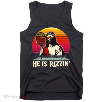 Christian Has Rizzin Easter Table Tennis Tank Top