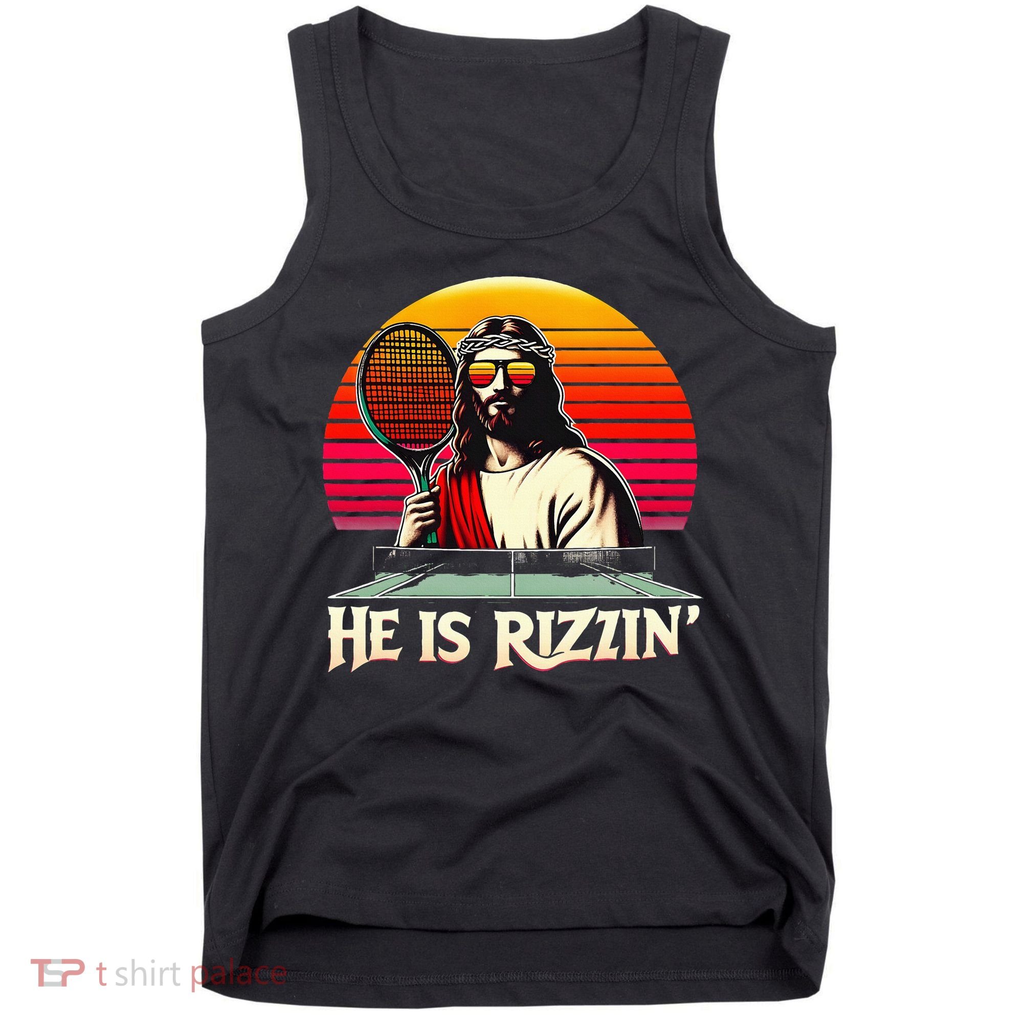 Christian Has Rizzin Easter Table Tennis Tank Top