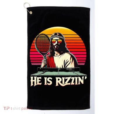 Christian Has Rizzin Easter Table Tennis Golf Towel